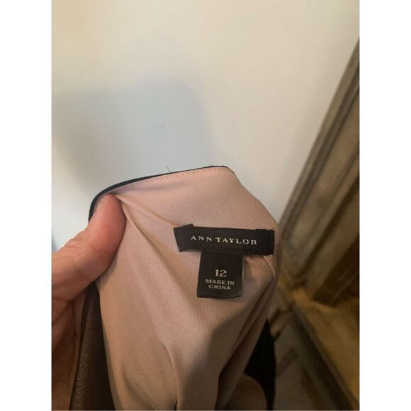 Gorgeous ANN TAYLOR Black SILK Velvet Formal Evening Cocktail Holiday Party Blac - Picture 5 of 12